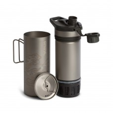 Бутылка для очистки и кипячения любой воды. GeoPress Ti Purifier